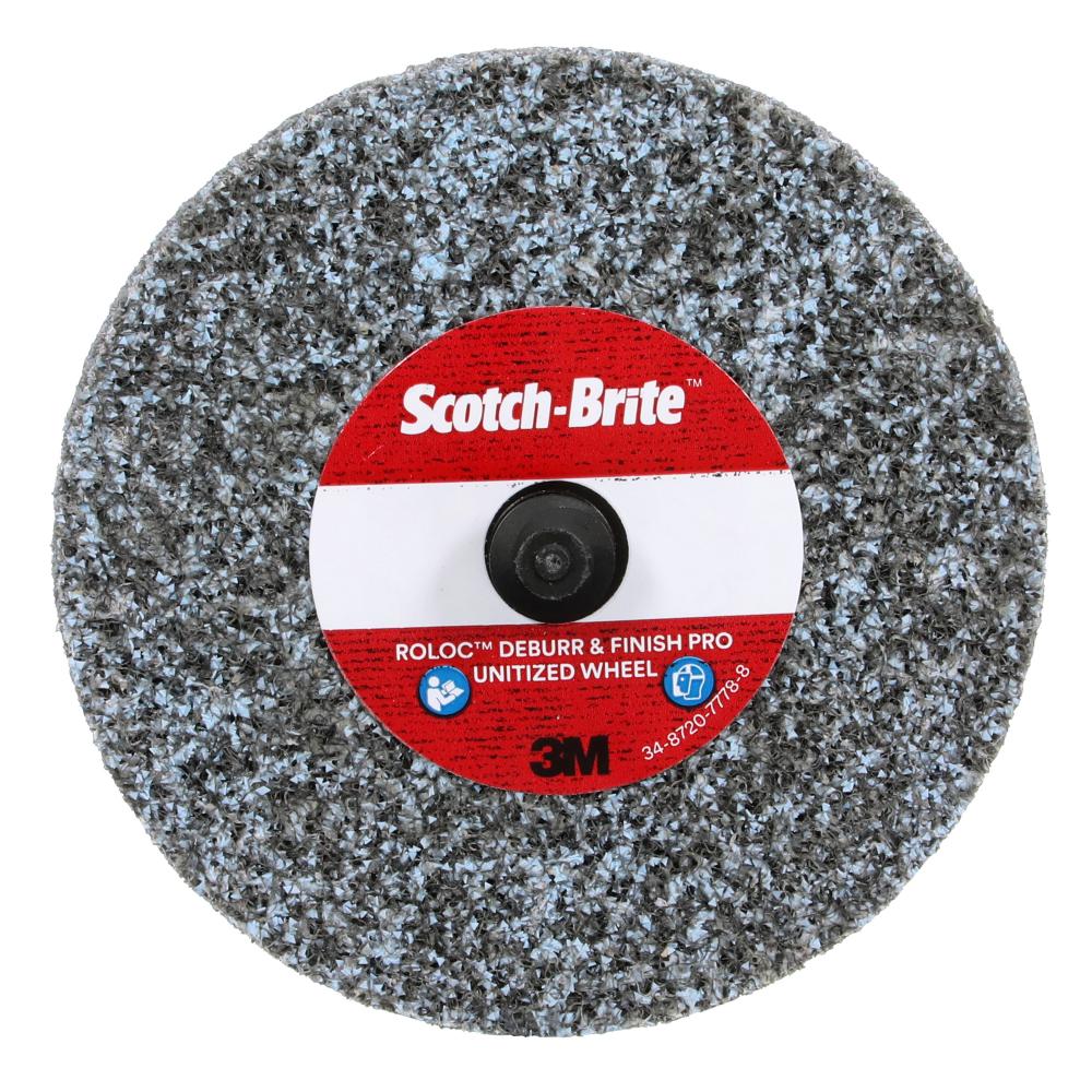 Scotch-Brite™ Roloc™ Deburr and Finish PRO TR Unitized Wheel