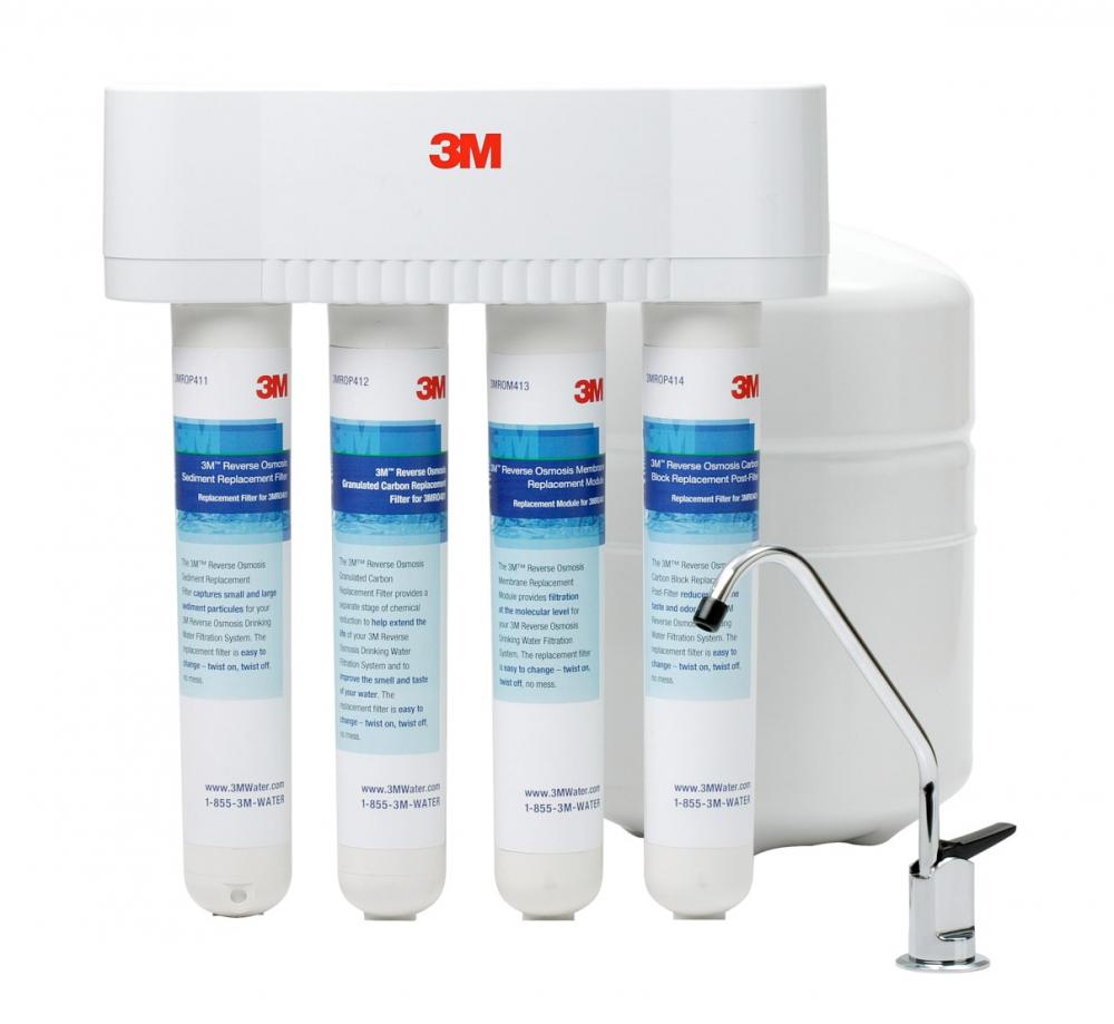 3M™ Under Sink Reverse Osmosis Water Filteration System 3MRO401-01A, 5  um, 1/Case
