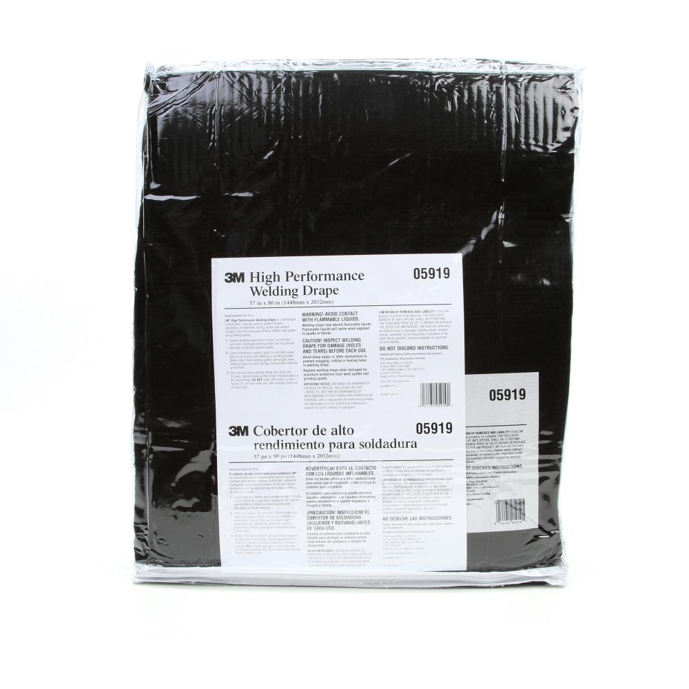 3M™ High Performance Welding Drape, 05919, 57 in x 80 in (144.78 cm x 2 m)