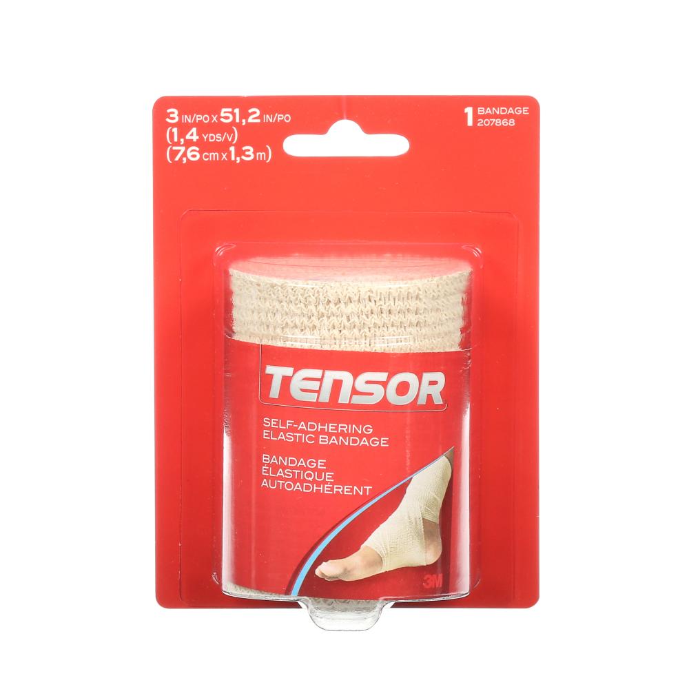 Tensor™ Self-Adhering Elastic Bandage, Tan, 3 in (7.5 cm)
