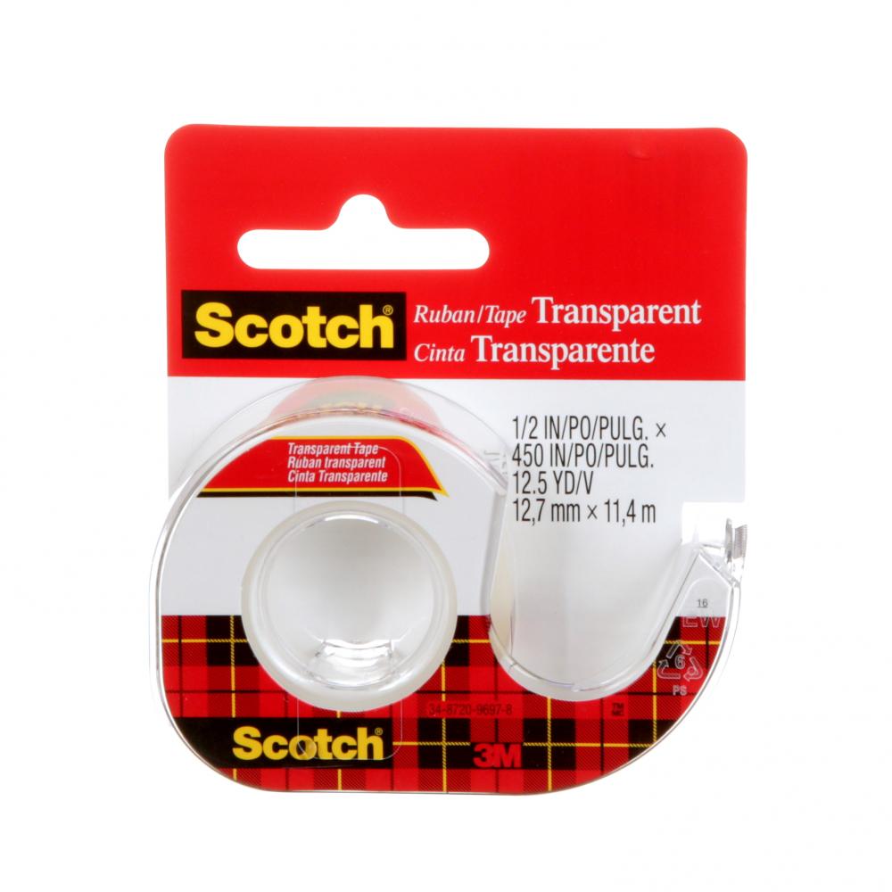 Scotch Transparent Tape with dispenser and Boxed refills