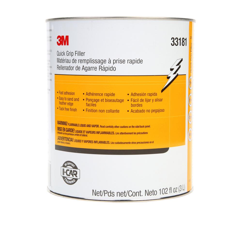 3M™ Quick Grip Body Filler, PN33181, 102 fl. oz. (3 L)