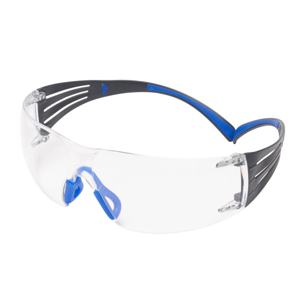 3M™ SecureFit™ Protective Eyewear 400 Series, SF401SGAF-BLU, Clear Scotchgard™ Anti-Fog Lens