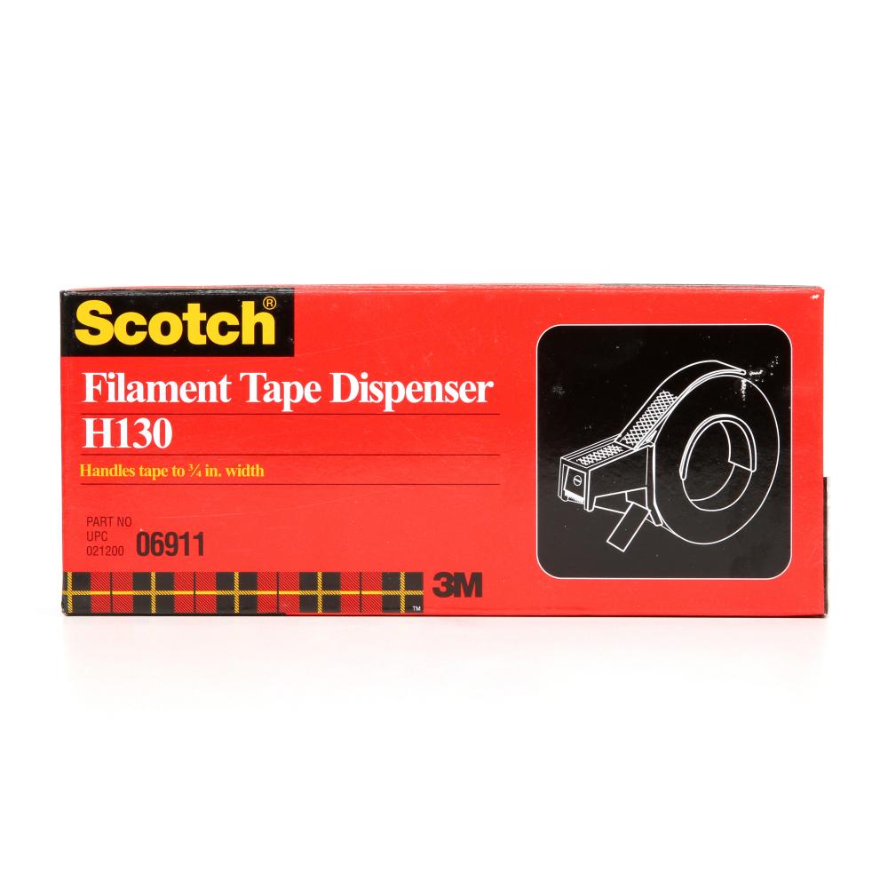 Scotch® Filament Tape Dispenser H130, 3/4 in, 6/Case