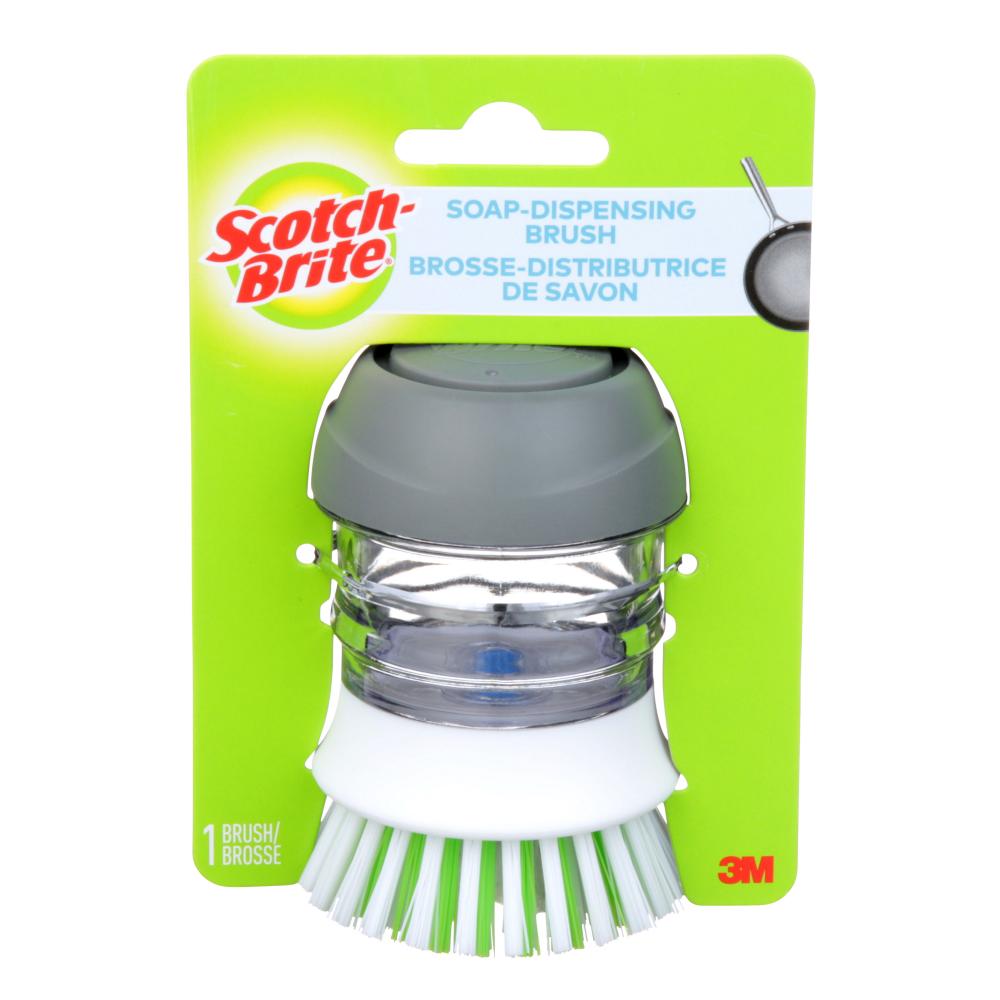 Scotch-Brite® Soap-Dispensing Brush 495, 1/Pack