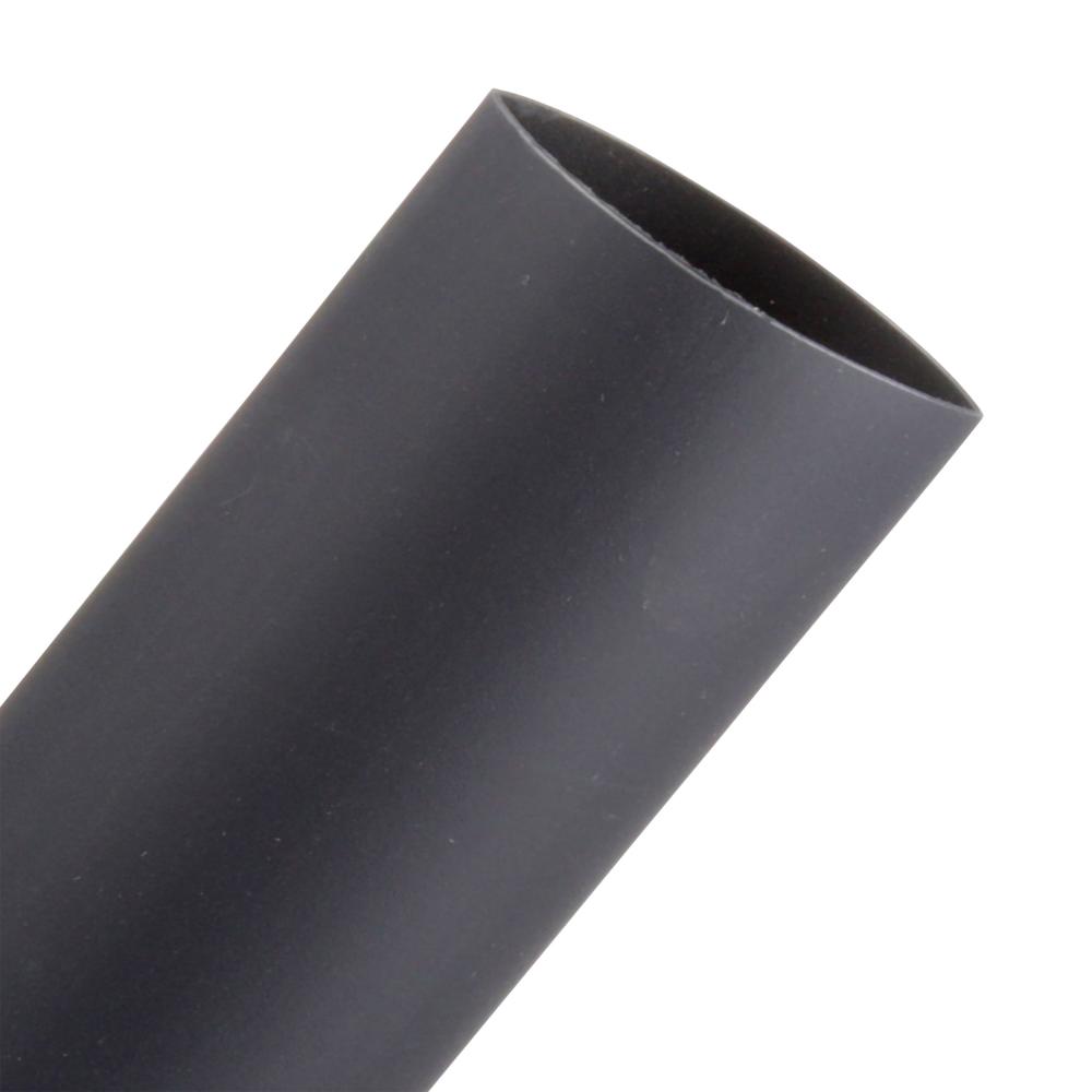 3M™ Heat Shrink Thin-Wall Tubing, FP-301, black, 1 in x 50 ft (2.54 cm x 15.24 m)