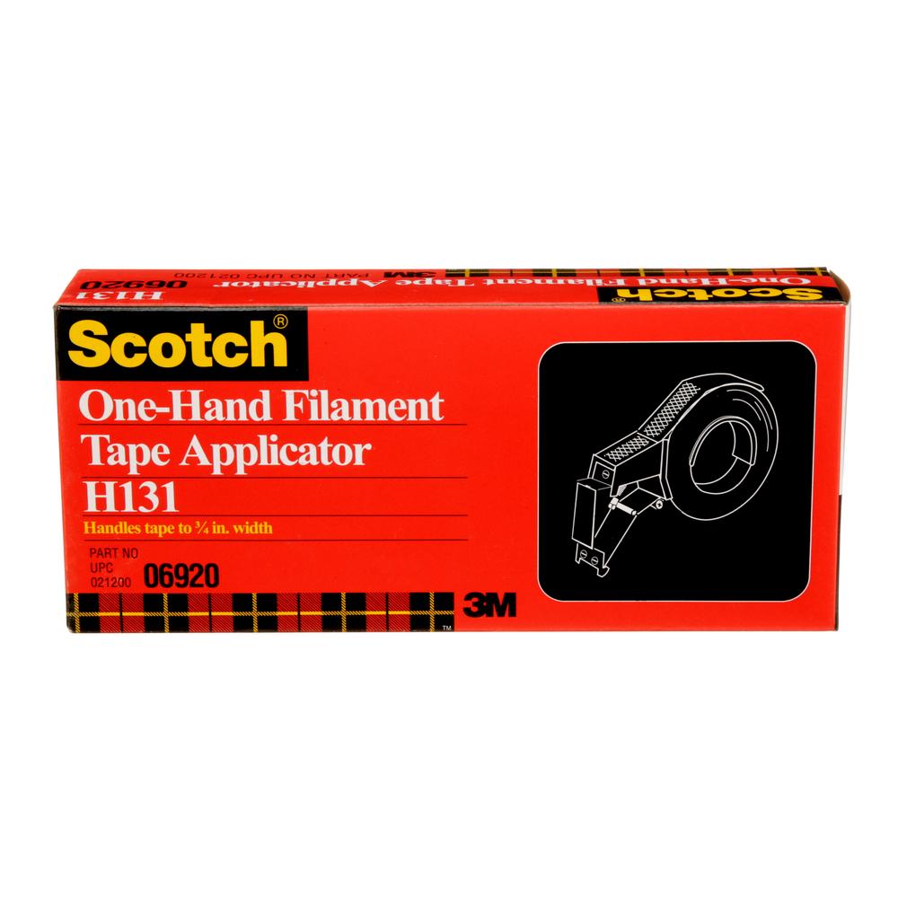 Scotch® Filament Tape Dispenser H131, 3/4 in, 6/Case