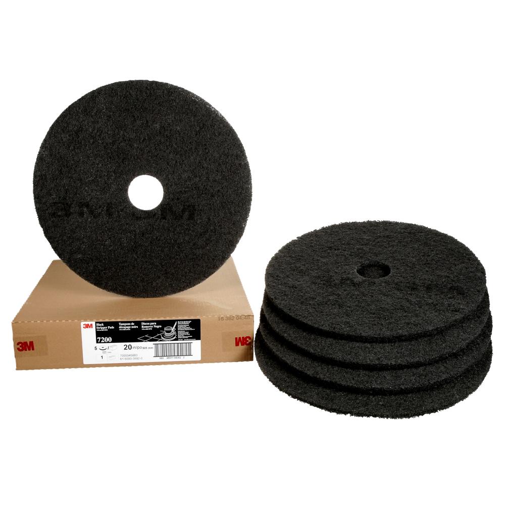 3M™ Black Stripper Pad, 7200, 508 mm (20 in)