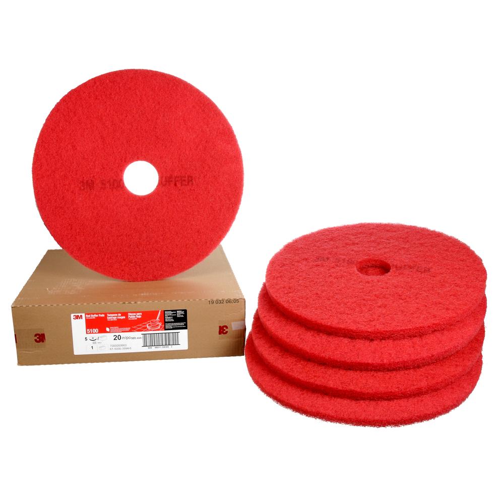 3M™ Red Buffer Pad, 5100, 508 mm (20 in)