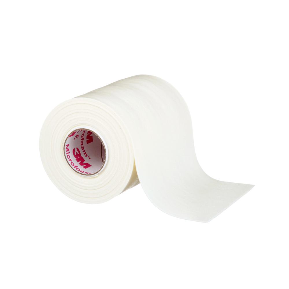 3M™ Microfoam™ Medical Tape, 1528-3, white, 3 in x 5-1/2 yd (7.5 cm x 5 m)
