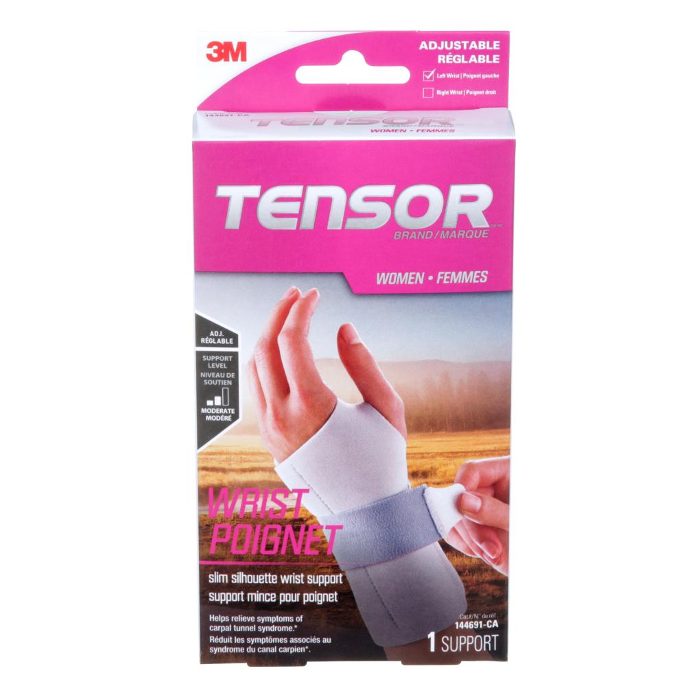Tensor™ Women Slim Silhouette Wrist Support, Left Hand, Adjustable