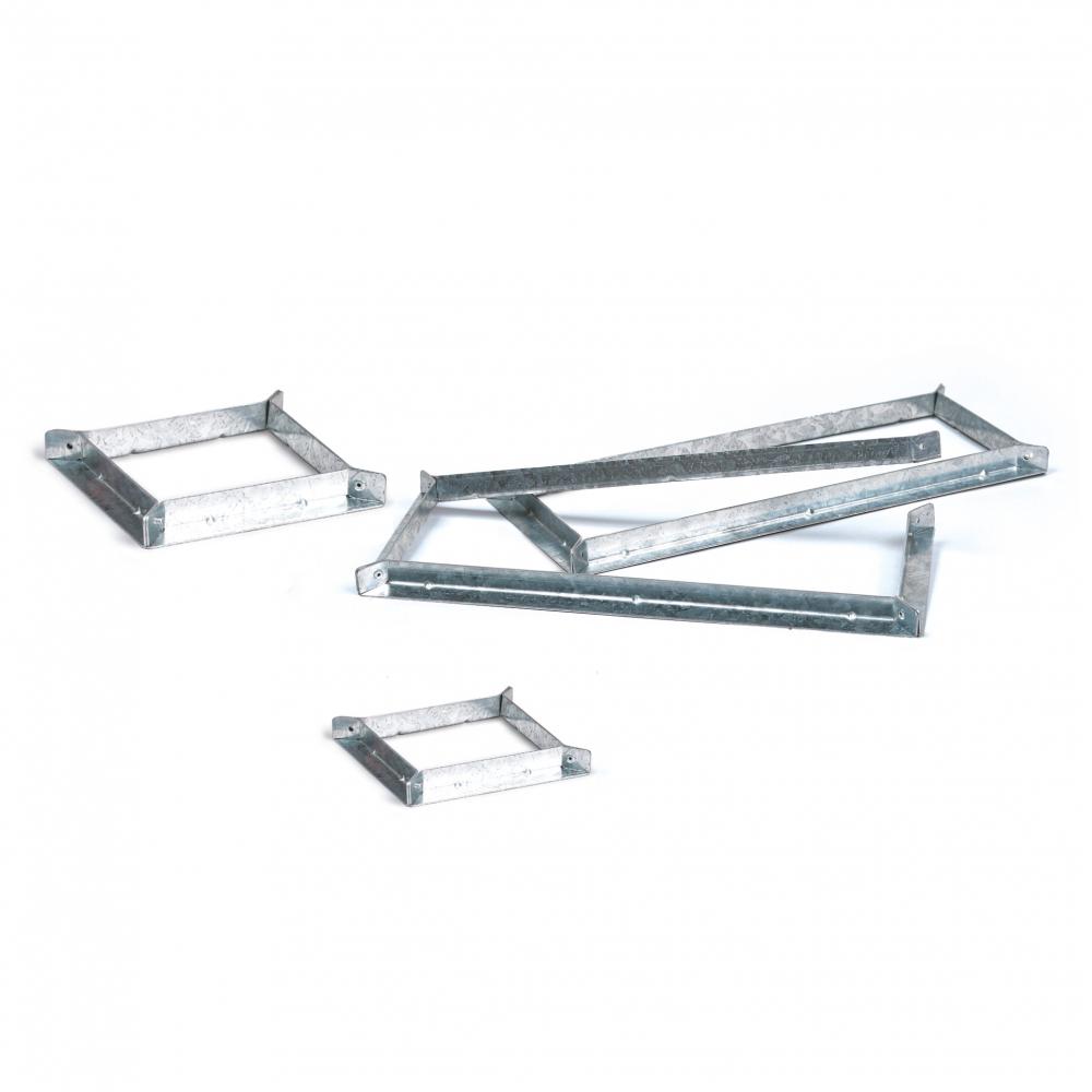3M™ Fire Barrier Square Pass-Through Triple Mounting Brackets, PT4TMB, pair, 4 in