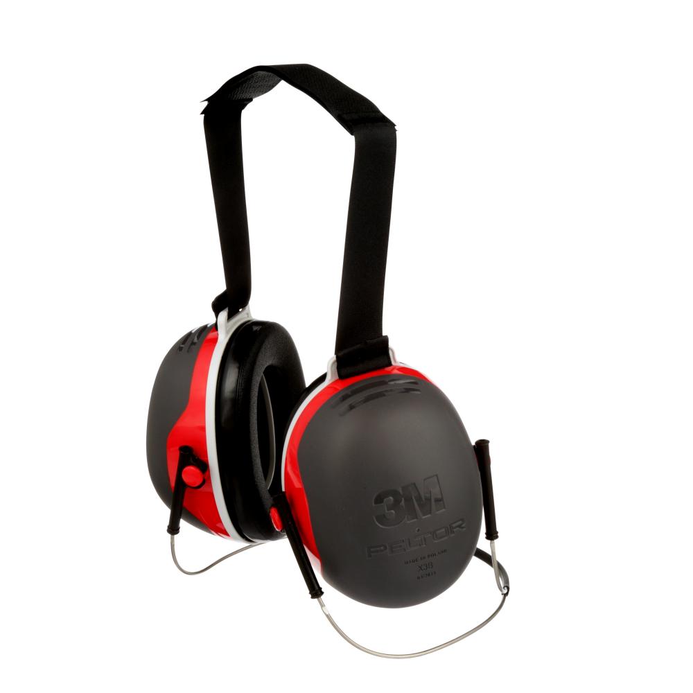 3M™ PELTOR™ X Series Earmuffs, X3B, behind-the-head, 10 pairs per case