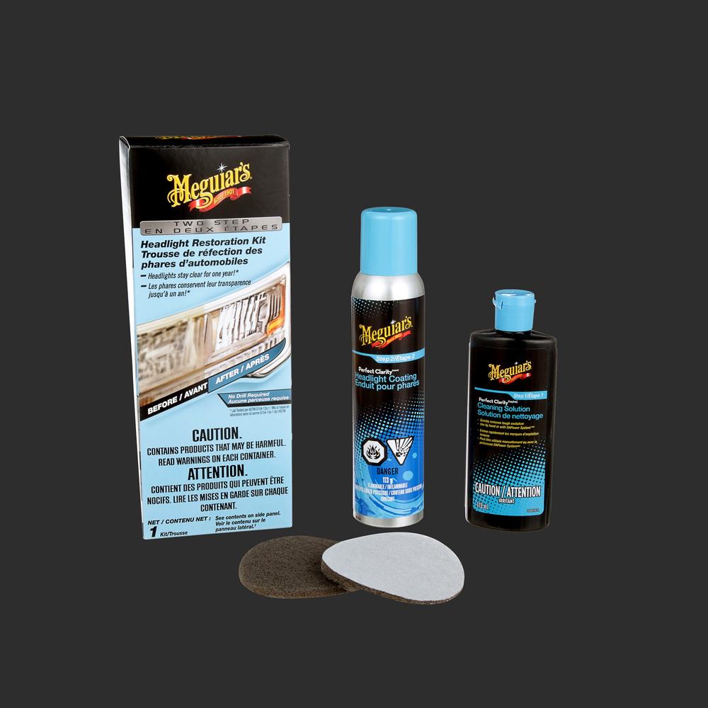 Meguiar’s® Two Step Headlight Restoration Kit G2970C, 4/Case