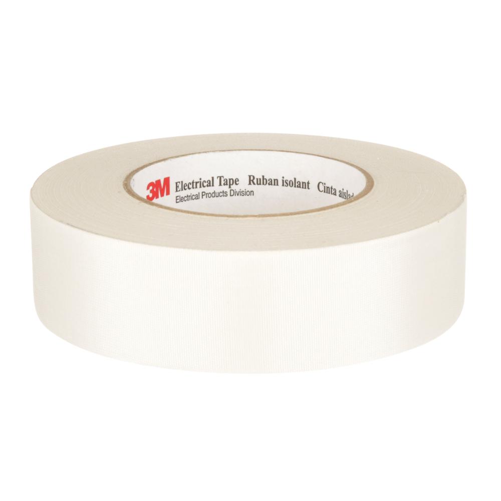 Scotch® 27 Glass Cloth Electrical Tape, white, rubber thermosetting adhesive, 1 1/2 in x 60 yd