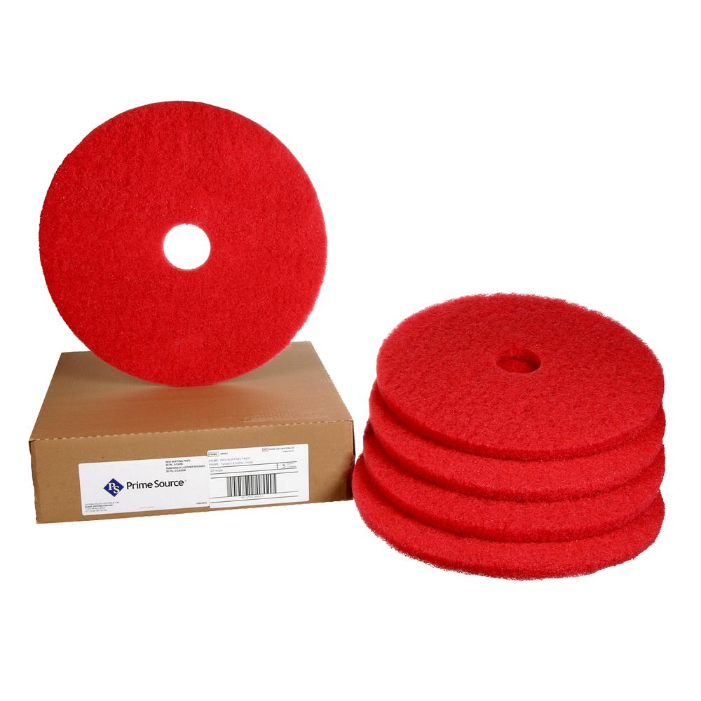 Prime Source Red Buffing Pad 5100PS, 20 in (508 mm), Private Label