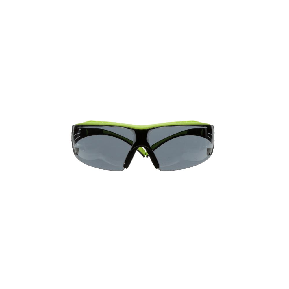 3M™ SecureFit™ Protective Eyewear 400 Series, SF402XAF-GRN, Grey Anti-Fog Lens, Green/Black