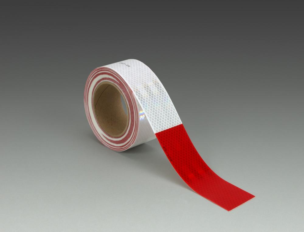3M™ Diamond Grade™ Conspicuity Markings, 983-326, red/white, miscellaneous sizes