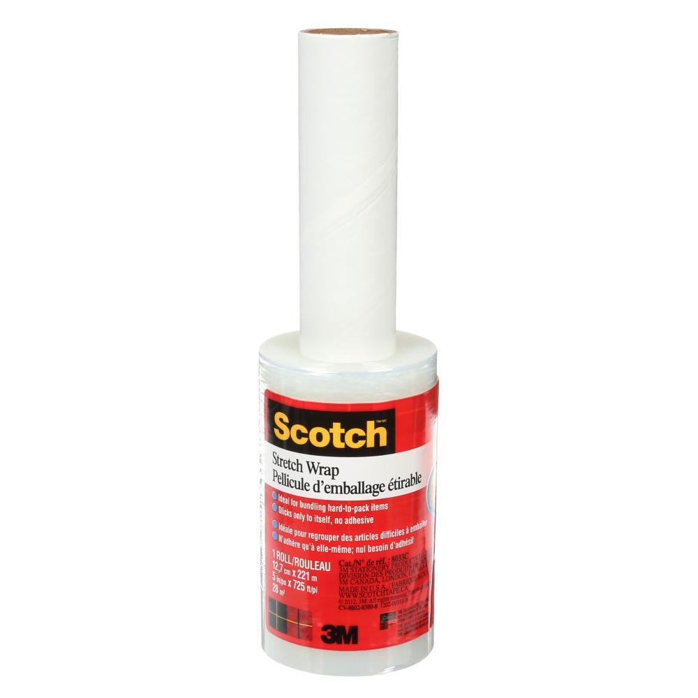 Scotch™ Stretch Wrap 8033, 1.5 m x 221 m (59 in x 241.68 yd), 1 Sheet/Pack