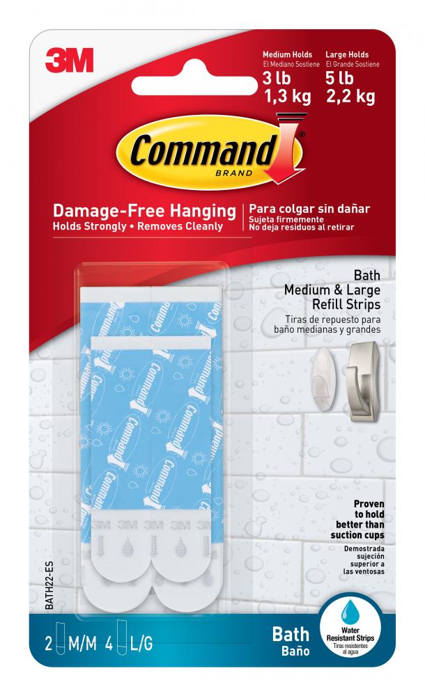 Command® Bath Refill Strips BATH22-EF