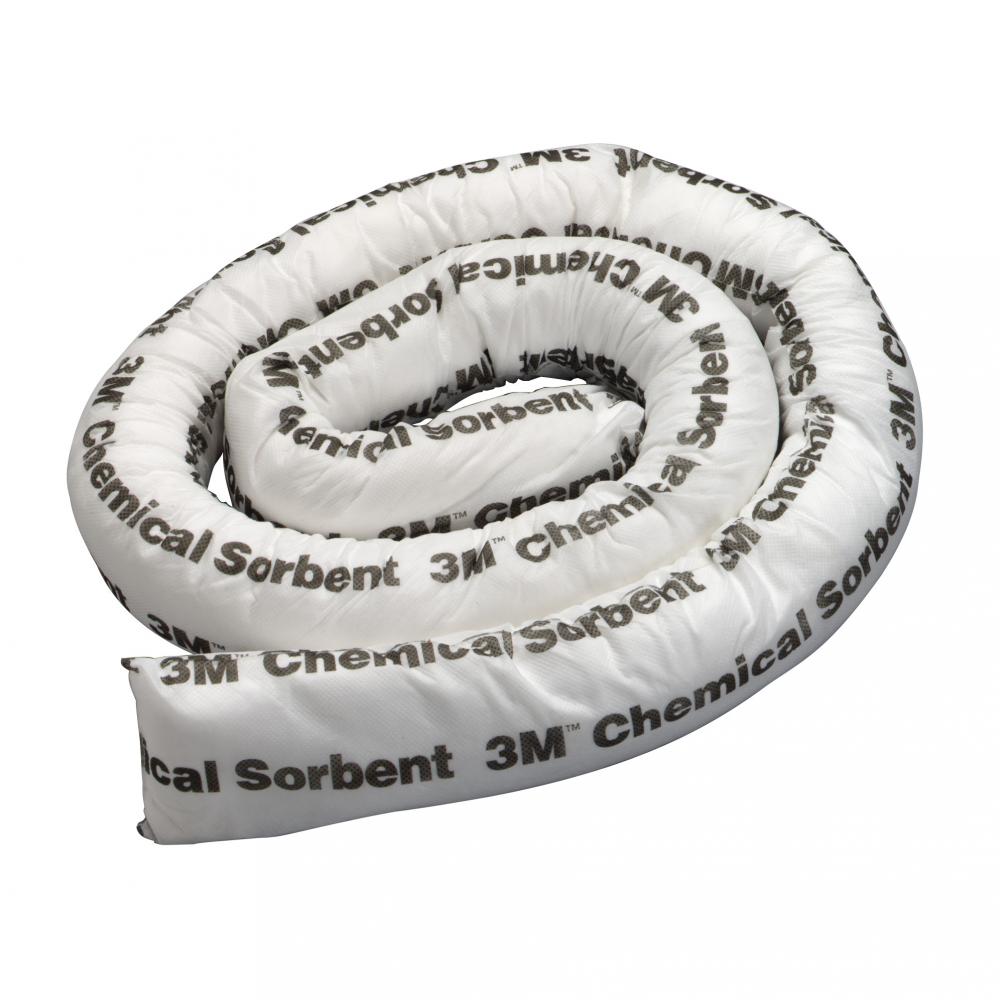 3M™ Chemical Sorbent Mini-Boom, P-208, 76 m x 2.5 m (3 in x 8 ft)