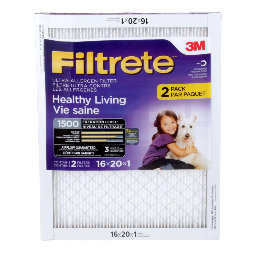 Filtrete MPR 1500 Allergen, Bacteria & Virus Air Filters