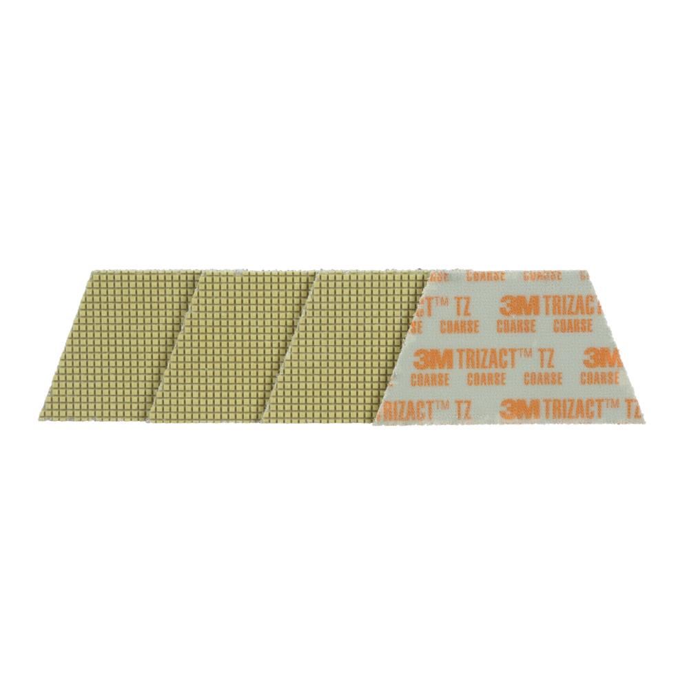 3M™ Trizact™ Diamond TZ Abrasive Pad F-TRIZACT-GOLD-TZ, Gold, 4 EA/box, 4 boxes/case