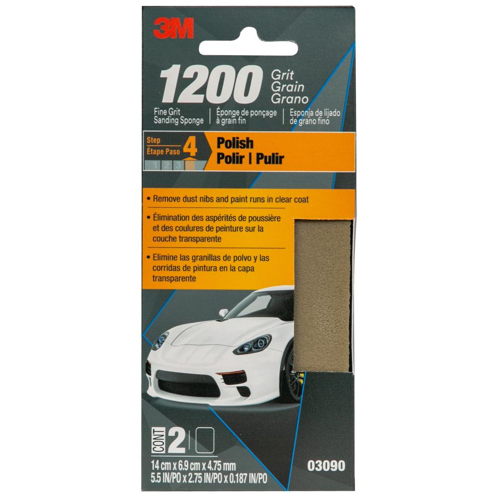 3M™ Soft Sanding Sponge 03090, 1200 Grit, 12 Packs/Case