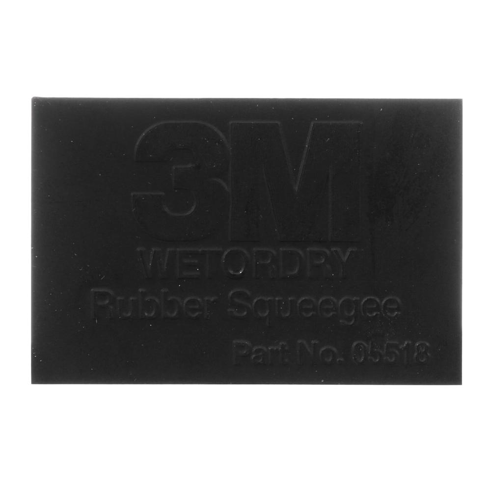 3M™ Wetordry™ Rubber Squeegee, 05518, 2 in x 3 in (5.08 cm x 7.62 cm)