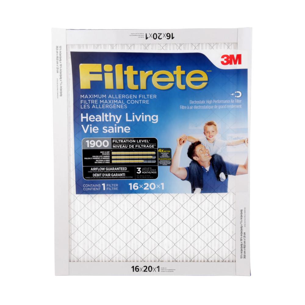 Filtrete MPR 1900 Premium Allergen, Bacteria & Virus Air Filters