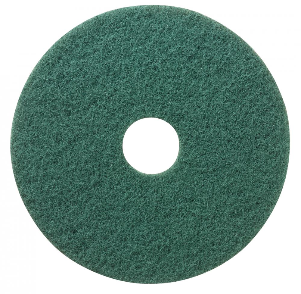 5400PLG Green Scrubbing Pads 13 in, 5/case