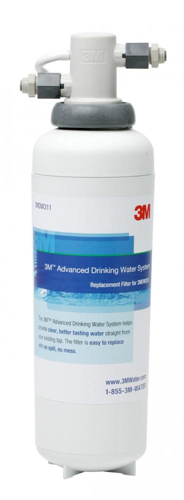 3M™ Under Sink Dedicated Faucet Water Filteration System 3MDW301-01, 0.2  um, 1/Case