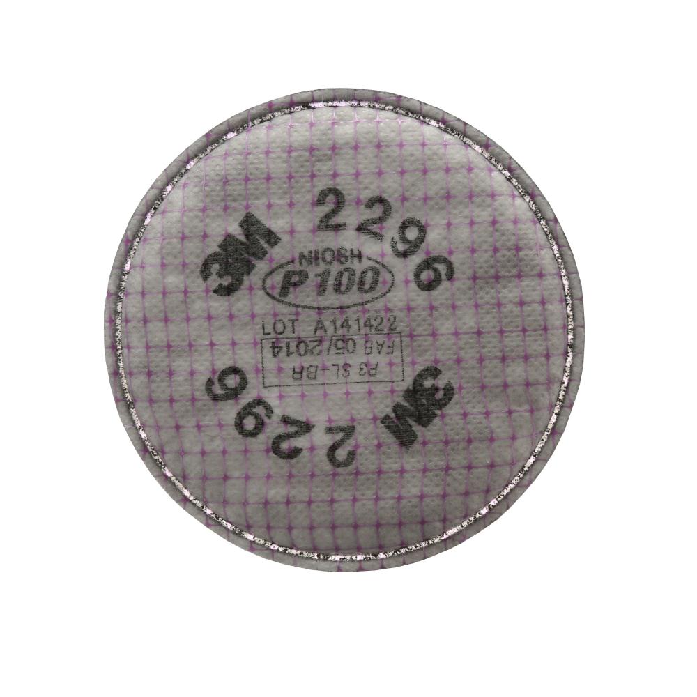 3M™ Advanced Particulate Filter, 2296, P100, with nuisance level acid gas relief, 50 pairs/case