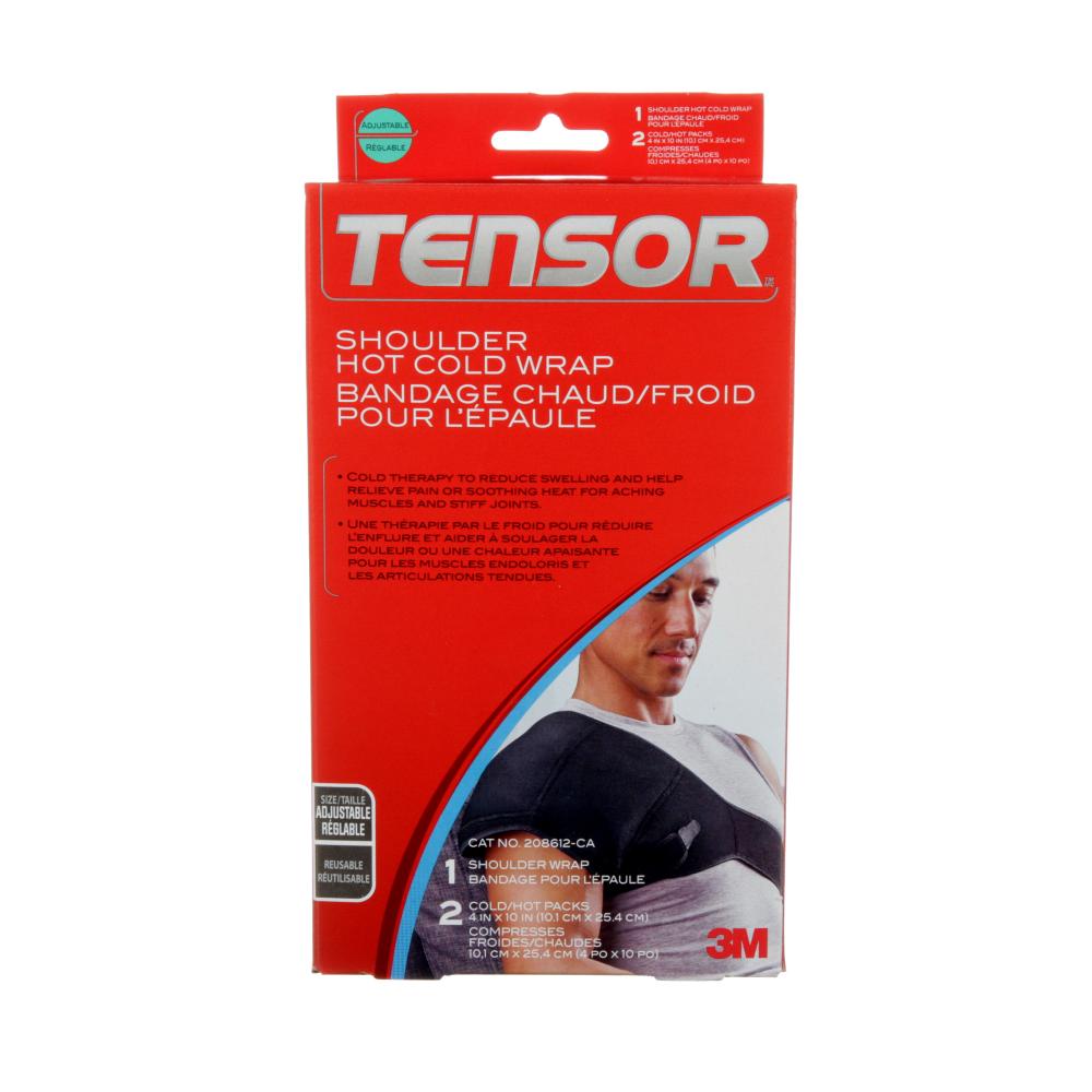 Tensor™ Shoulder Hot Cold Wrap 208612-CA, Adjustable, 1 Wrap, 2 Gel Packs