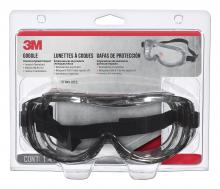 3M 7100160750 - 3M™ Goggle 91264H1-DC, Chemical Splash & Impact-Resistant Lens, Grey Lens, 4/Case