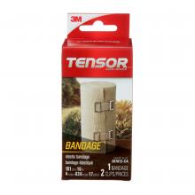3M 7100245511 - Tensor™ Elastic Bandage with Clips, 4 in., Beige