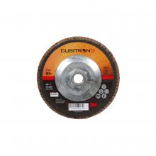 3M 7100049202 - 3M™ Cubitron™ II Flap Disc, 967A, T27, Quick Change, 80+, Y-weight, 5 in x 5/8-11 in
