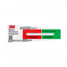 3M 7100190222 - 3M™ Attest™ Steam Chemical Integrator, 1243A, Type 5, 500/pack, 2  packs/case