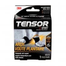 3M 7100245682 - Tensor Sport™ Theraputic Arch Support, Adjustable, Black
