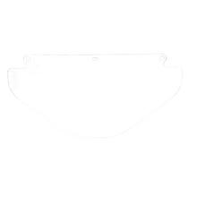 3M 7000127236 - 3M™ Wide Polycarbonate Faceshield, 82582-00000, flat stock, large window, clear