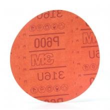 3M 01189 - 3M™ Hookit™ Red Abrasive Disc, 316U, 01189, P600, A-weight, 6 in (15.24 cm)