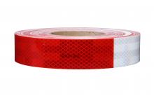 3M 7000148639 - 3M™ Diamond Grade™ Conspicuity Markings, 983-32NL, no logo, red/white, 1 in x 50 yd