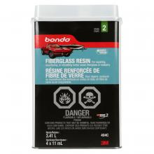 3M 7100053794 - Bondo® Fibreglass Resin, 404C, 3 qt (3.4 l)