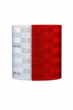 3M 7100148724 - 3M™ Diamond Grade™ Truck Conspicuity Markings, 983-326NL, no logo, red/white, 6 in x 50 yd