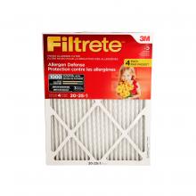 3M 7100233135 - Filtrete™ Allergen Defense Micro Allergen Filter 9803DC-4PK, 20 in x 25 in x 1 in, 4/Pack