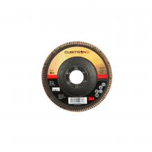 3M 7010363303 - 3M™ Cubitron™ II Flap Disc, 967A, T27, Giant 80+, Y-weight, 4-1/2 in x 7/8 in