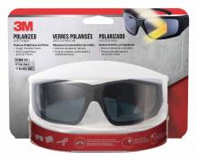 3M 7100158596 - 3M™ Polarized Safety Eyewear 90214-HZ4-NA, Black Frame, Anti-fog/Scratch-Resistant Lens, 4/Case