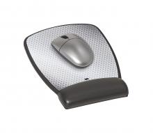 3M 7100154623 - 3M™ Leatherette Gel Mouse Pad Wrist Rest, MW309LE