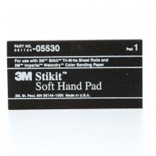 3M 7000028351 - 3M™ Stikit™ Soft Hand Pad, 05530, 2 3/4 in x 5 1/2 in x 3/8 in (7 cm x 13.97 cm x 0.95 cm)