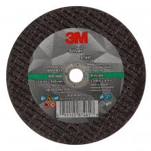 3M 7100139214 - 3M™ Silver Cut-Off Wheel, 87461, T1, black, 4 in x 0.04 in x 3/8"-24 (10.16 cm x 1.02 mm)